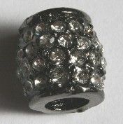 Perletønde lille m. krystal 5mm, 3 farver (Stjernepris*)