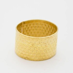 Fingerbøl guld, til smykkefremstilling, 6 stk. pr. enhed